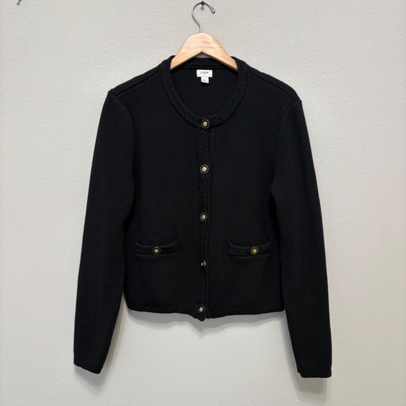 J. Crew Factory Black Cardigan Sweater - Picture 3 of 7